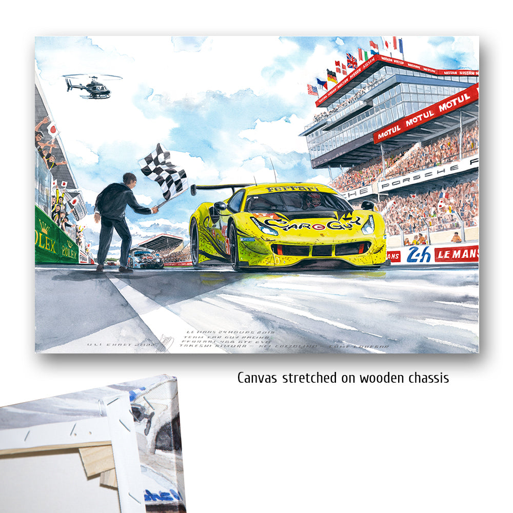 #1073 Voiture Guy Ferrari 488 GTE Evo, 2019