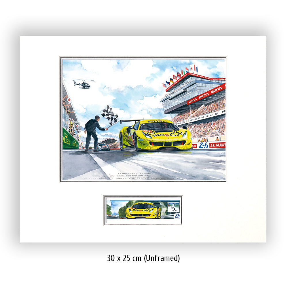 #1073 Voiture Guy Ferrari 488 GTE Evo, 2019