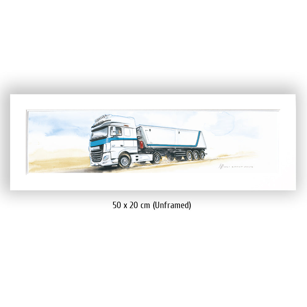 #1352 « Camion benne DAF »