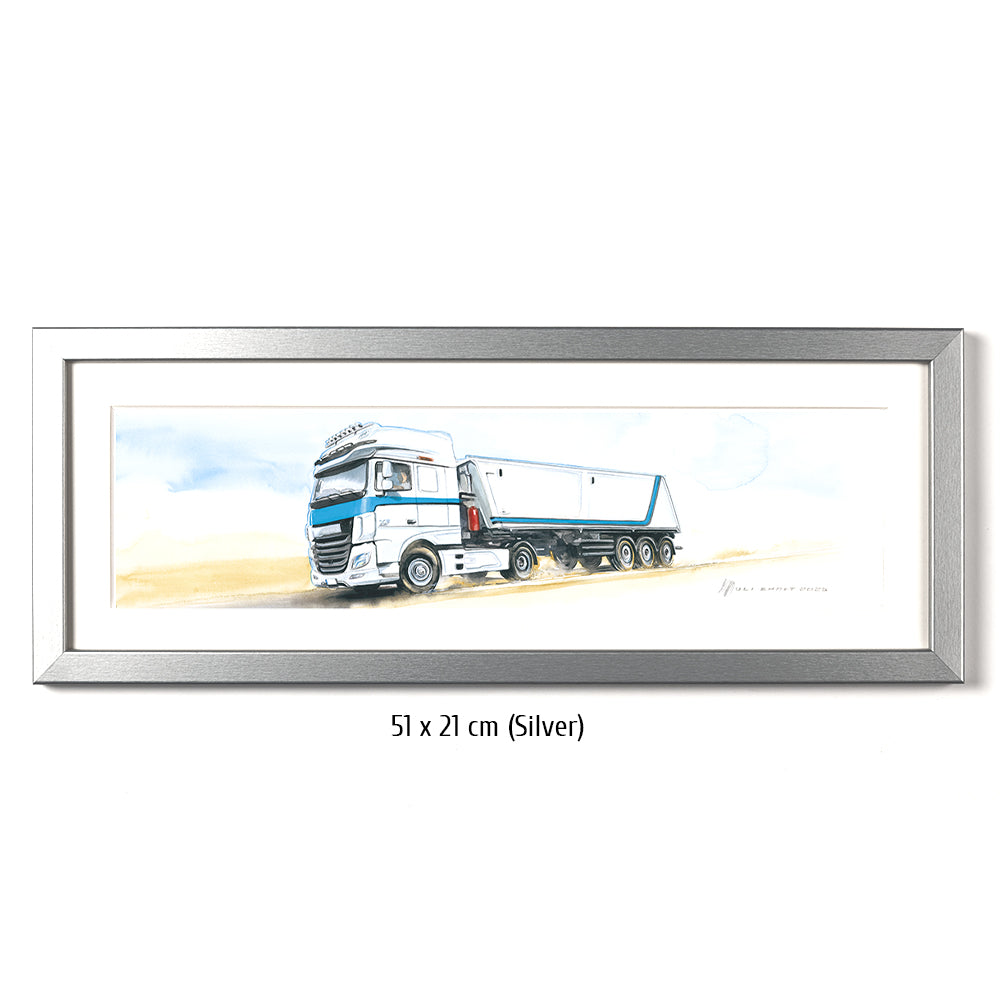 #1352 « Camion benne DAF »