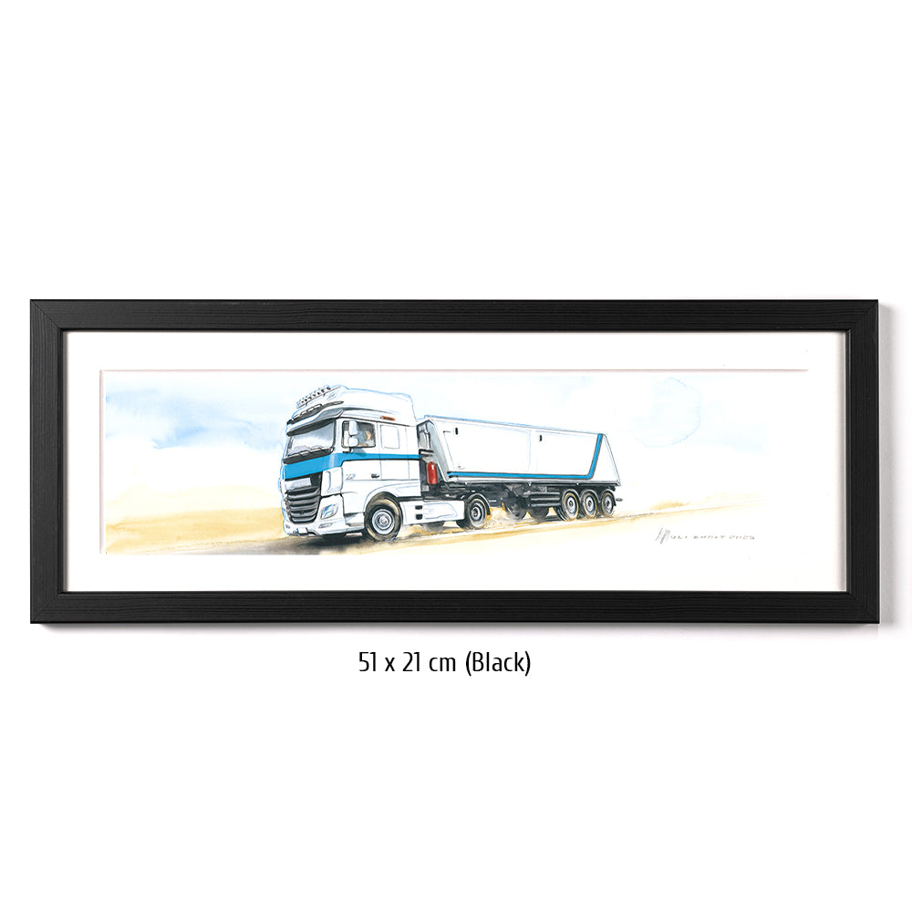 #1352 « Camion benne DAF »