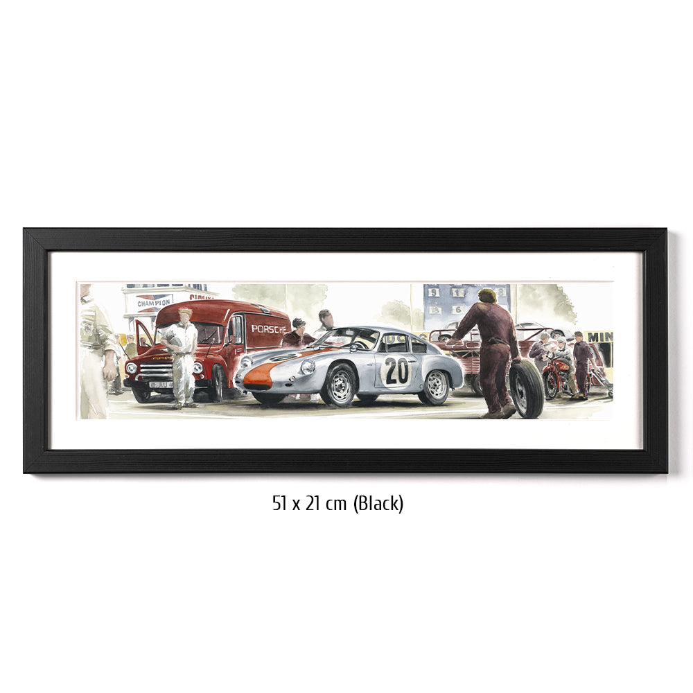 #0426XS 'La veille de la course', Porsche 356 Abarth GTL