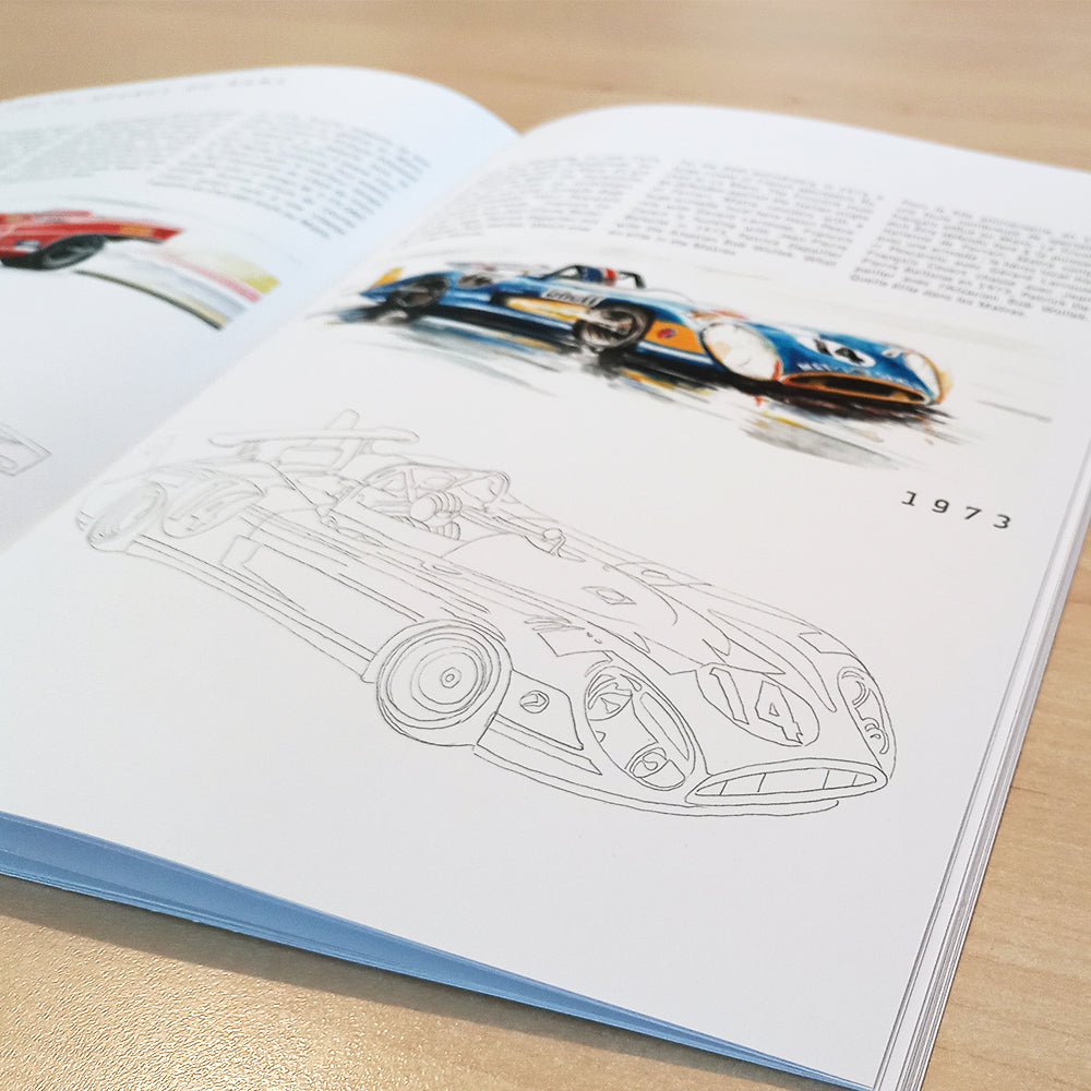 Uli's Racing Legends - Livre de coloriage des 24H du Mans