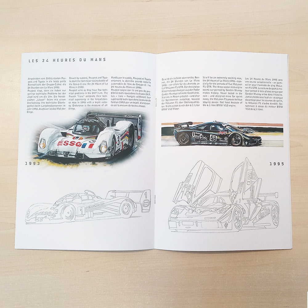 Uli's Racing Legends - Livre de coloriage des 24H du Mans