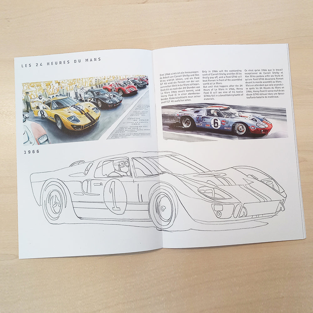 Uli's Racing Legends - Livre de coloriage des 24H du Mans