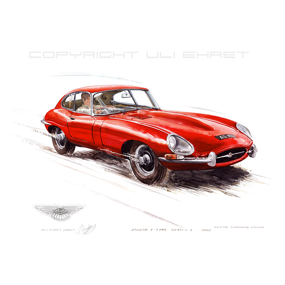 #0133 Jaguar Type E Série 1, 1962