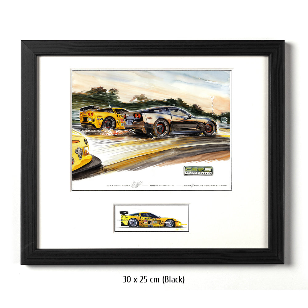 #0159 Corvette C6RS Pratt & Miller voiture de sport en édition limitée, 'Born to be wild'
