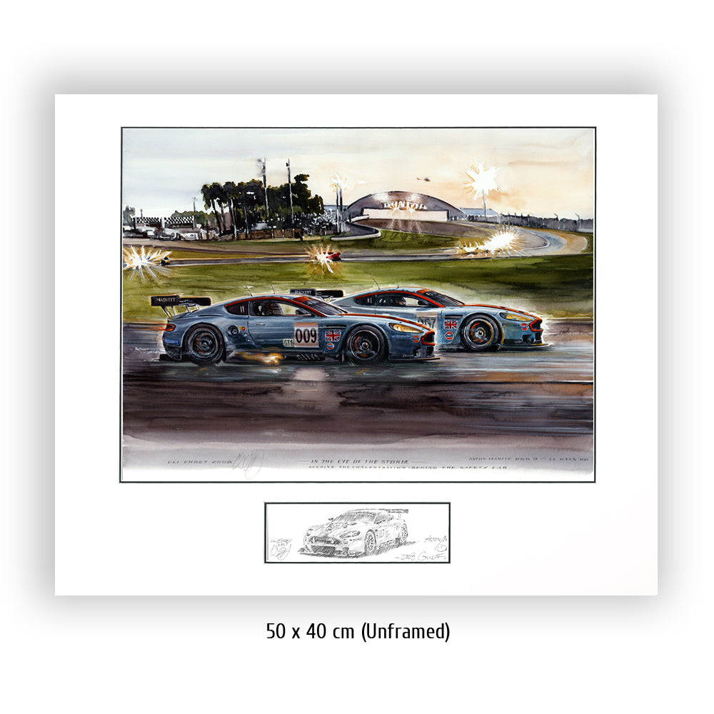 #0190 Aston Martin DBR9, "Dans l'oeil du cyclone"