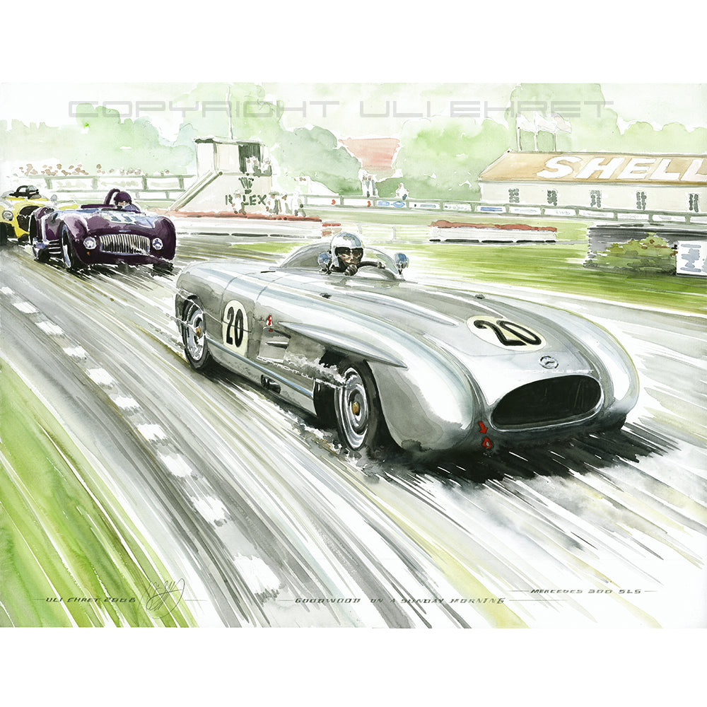 #0195 Mercedes Benz SLS 'Porter', 'Goodwood un dimanche matin'