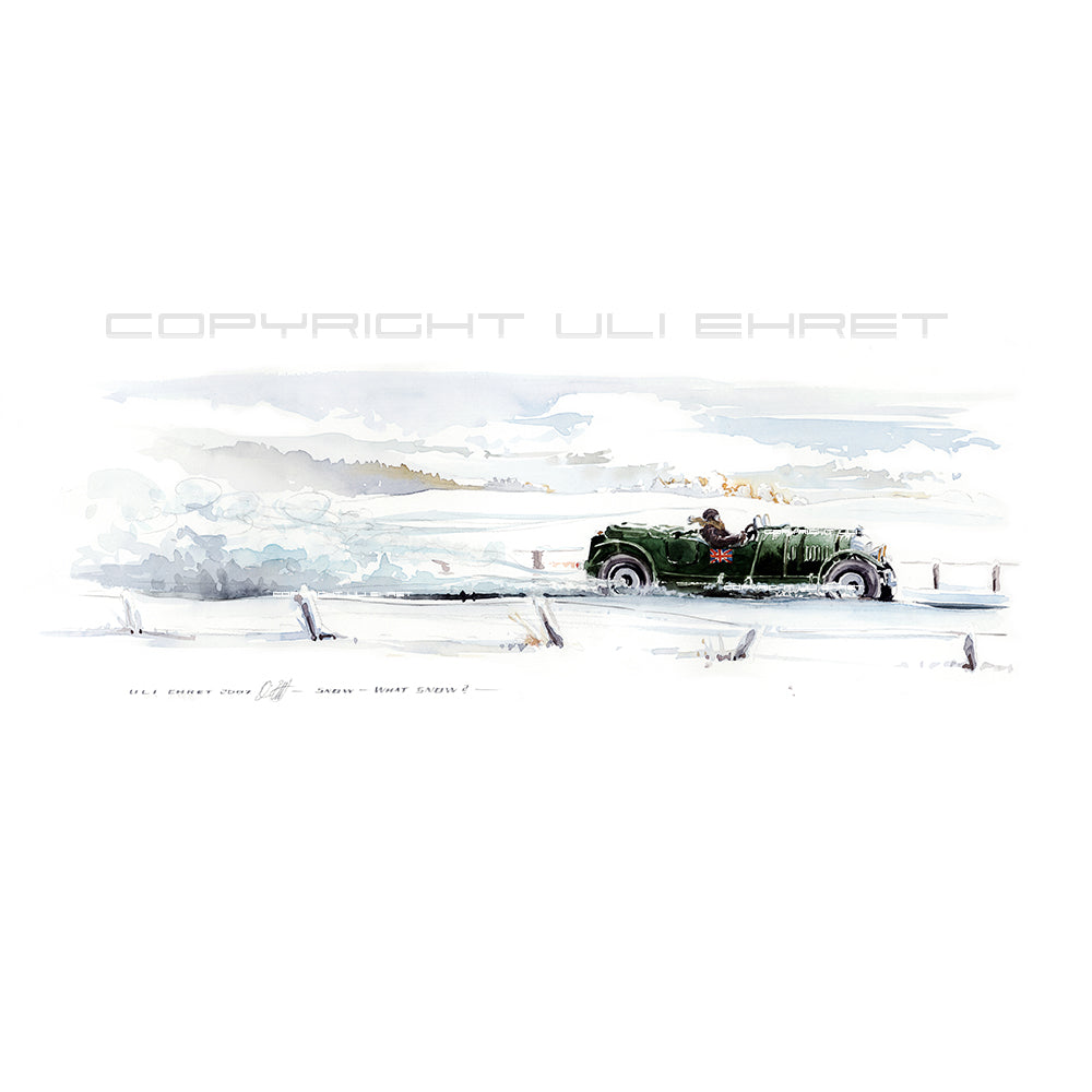 #0197 Bentley Blower, 'Neige quelle neige?'