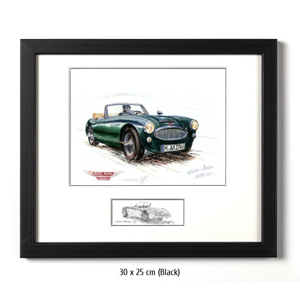 #0209 Austin Healey 3000, vert foncé