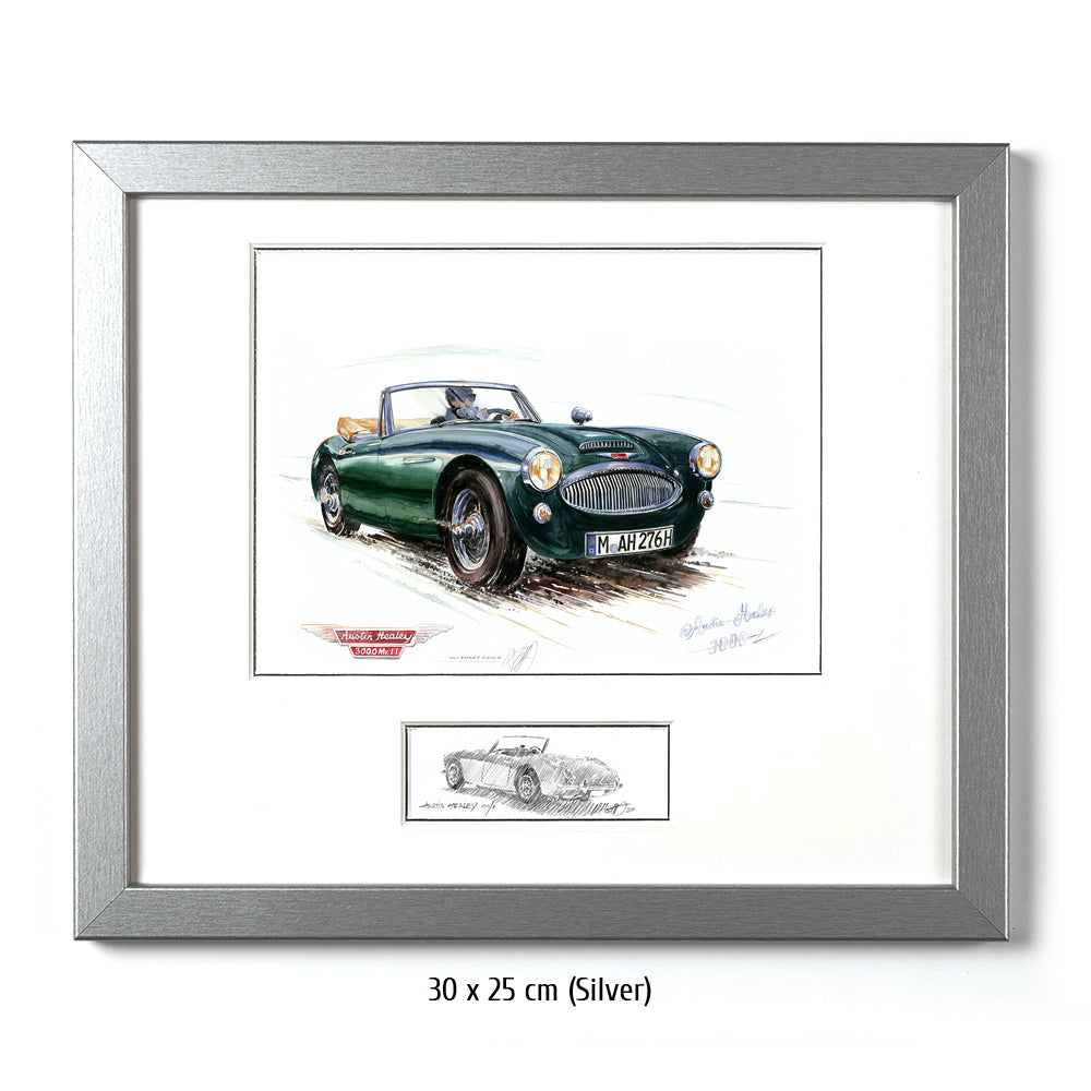 #0209 Austin Healey 3000, vert foncé