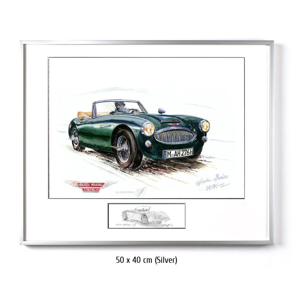 #0209 Austin Healey 3000, vert foncé