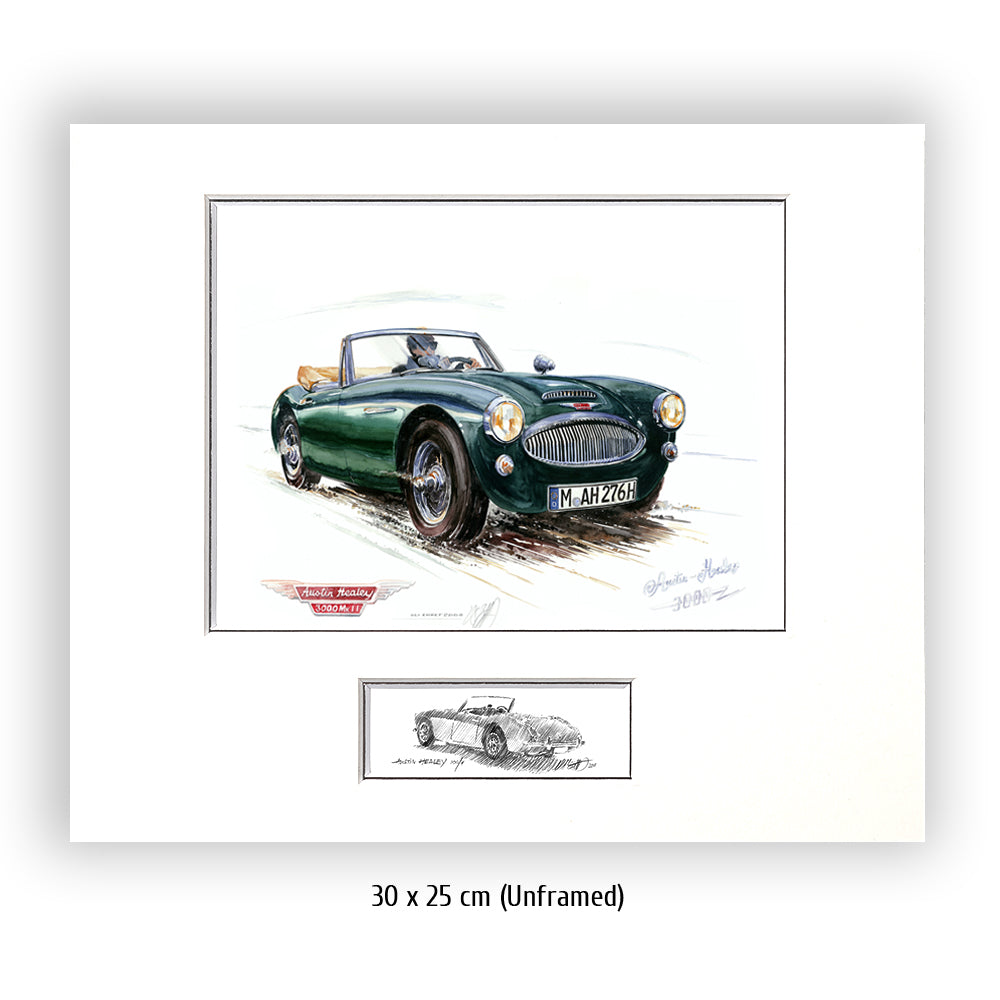 #0209 Austin Healey 3000, vert foncé