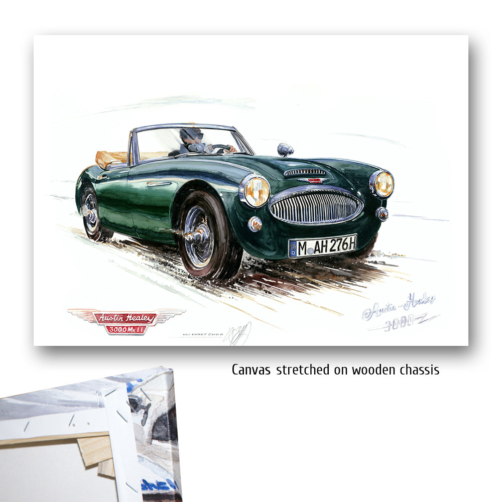 #0209 Austin Healey 3000, vert foncé