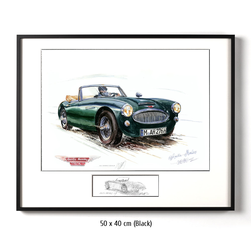#0209 Austin Healey 3000, vert foncé