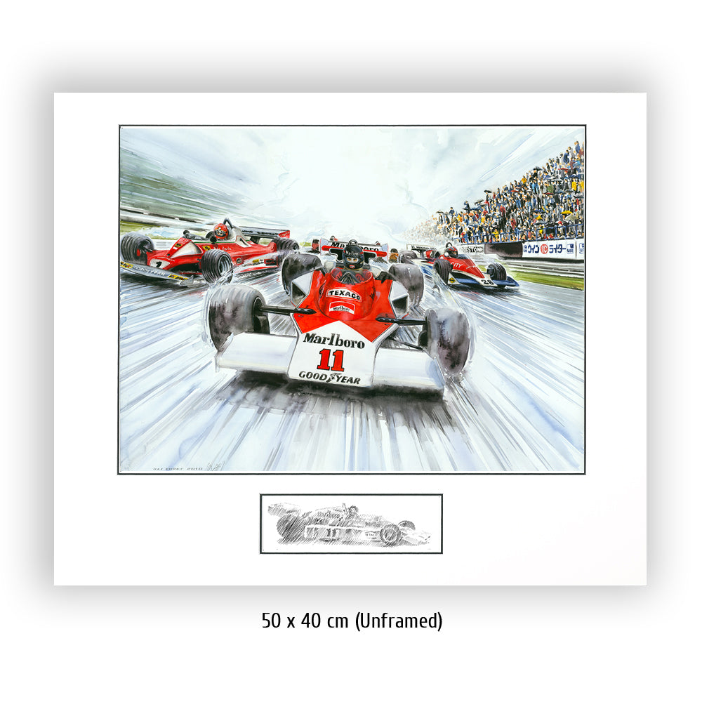 #0282 Chasse - Lauda 'Confrontation à Fuji 1976'