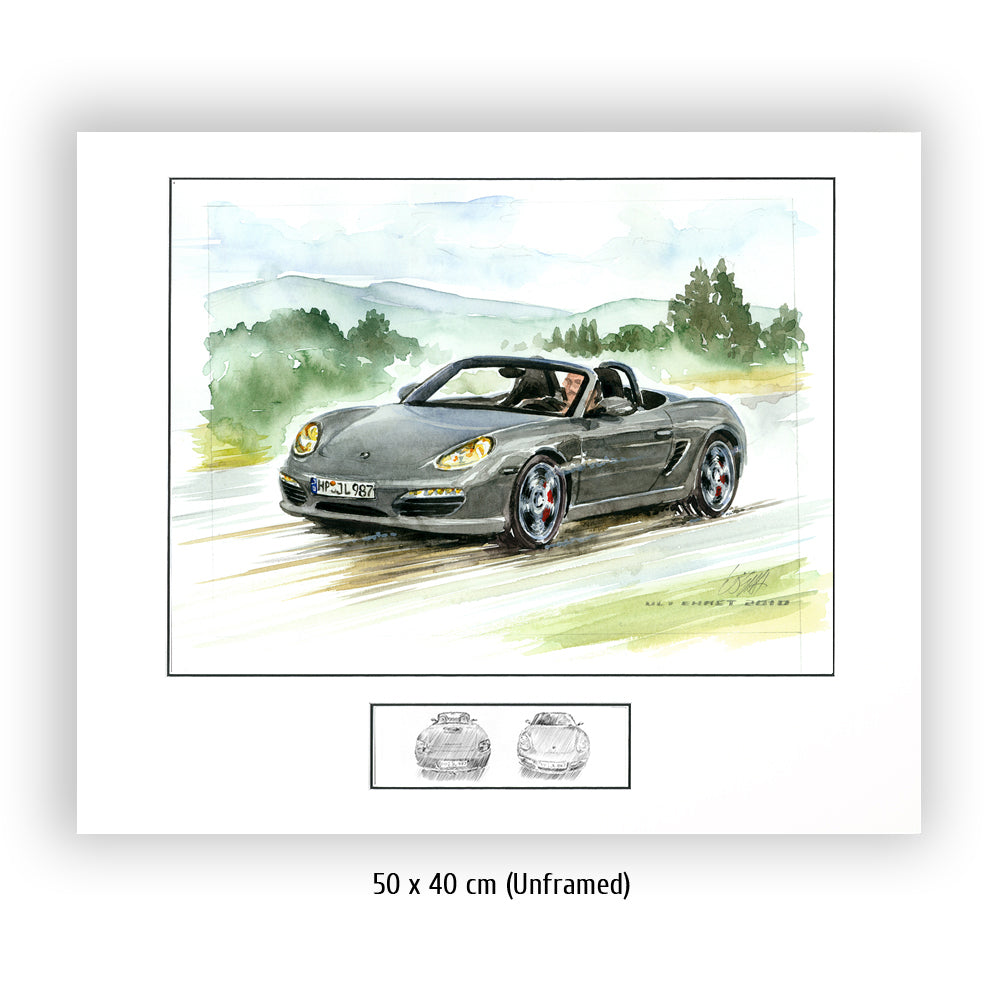 #0308 Porsche Boxster dans l'Odenwald