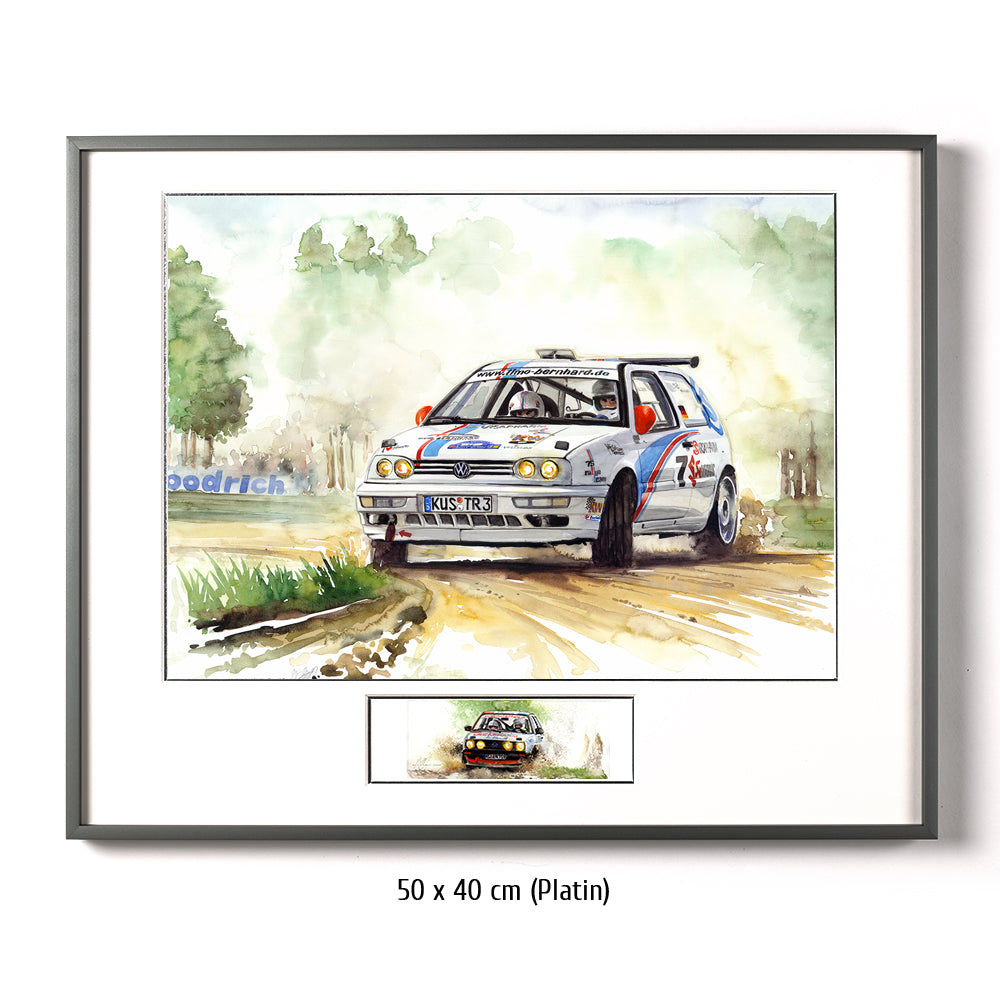 #0319 VW Golf Rallye 'Fast - Sideways - Dusty'