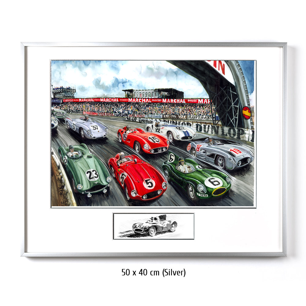 #0032 24H du Mans 1955