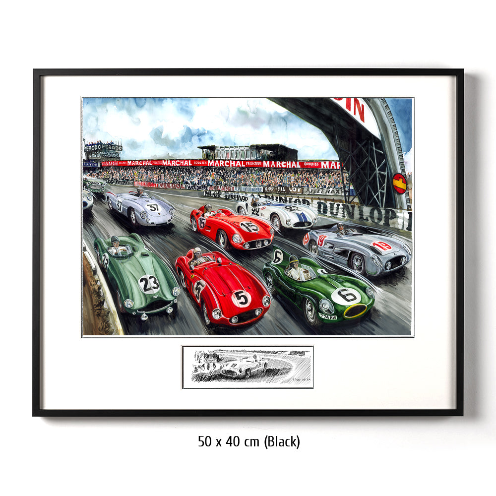 #0032 24H du Mans 1955