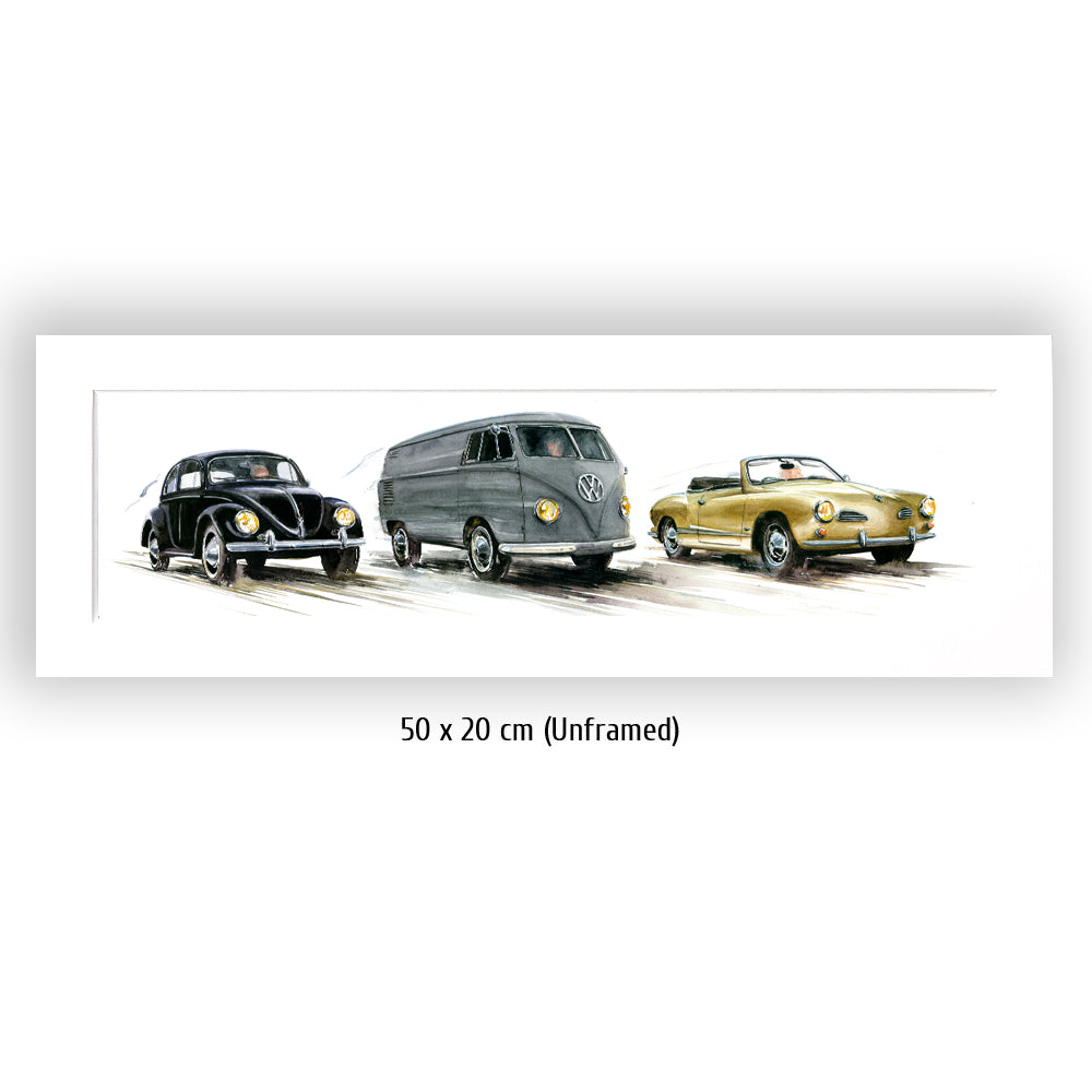 #0338XS Coccinelle VW, Volkswagen Bulli T2, Karmann Ghia