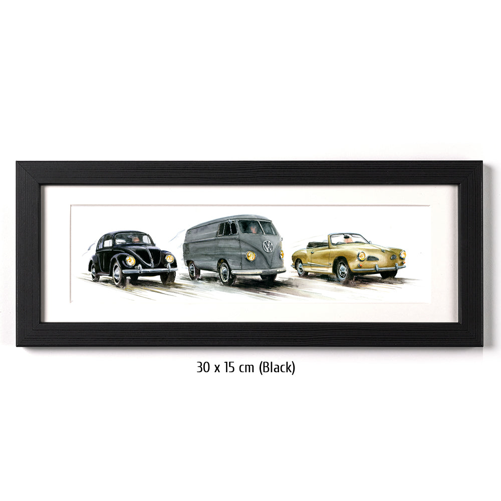 #0338XS Coccinelle VW, Volkswagen Bulli T2, Karmann Ghia