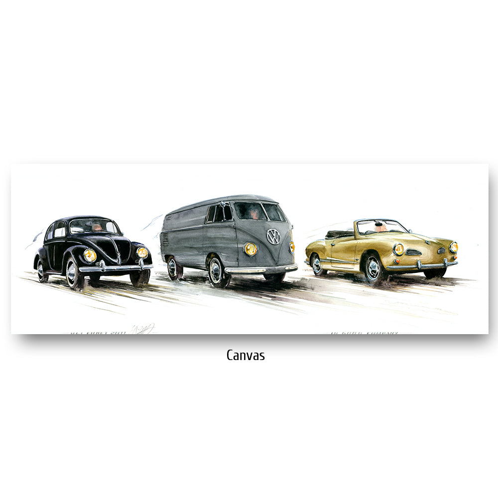 #0338 VW Coccinelle, VW T2 Bulli, Karmann Ghia