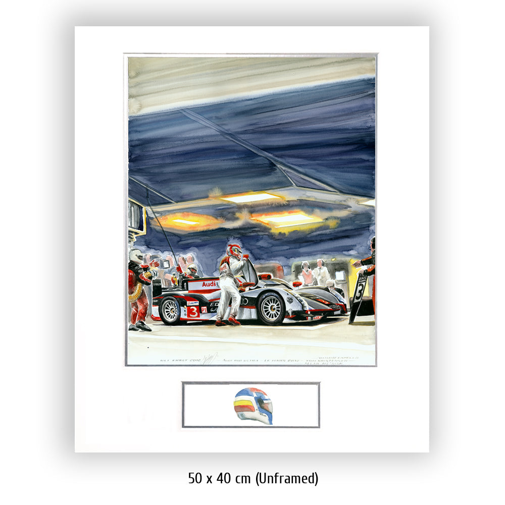#0376 Audi R18 e-tron Quattro 2012, arrêt au stand