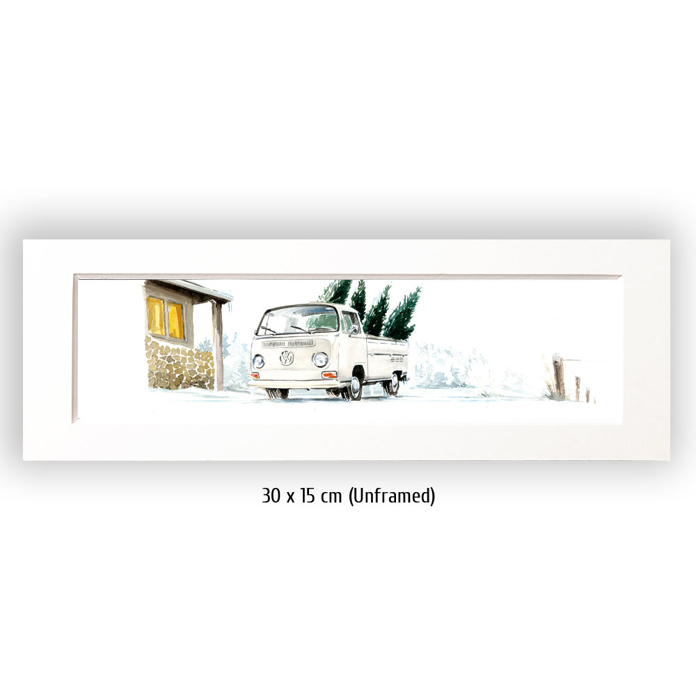 #0398 Camion plateau Volkswagen T2 - "La vieille maison forestière"