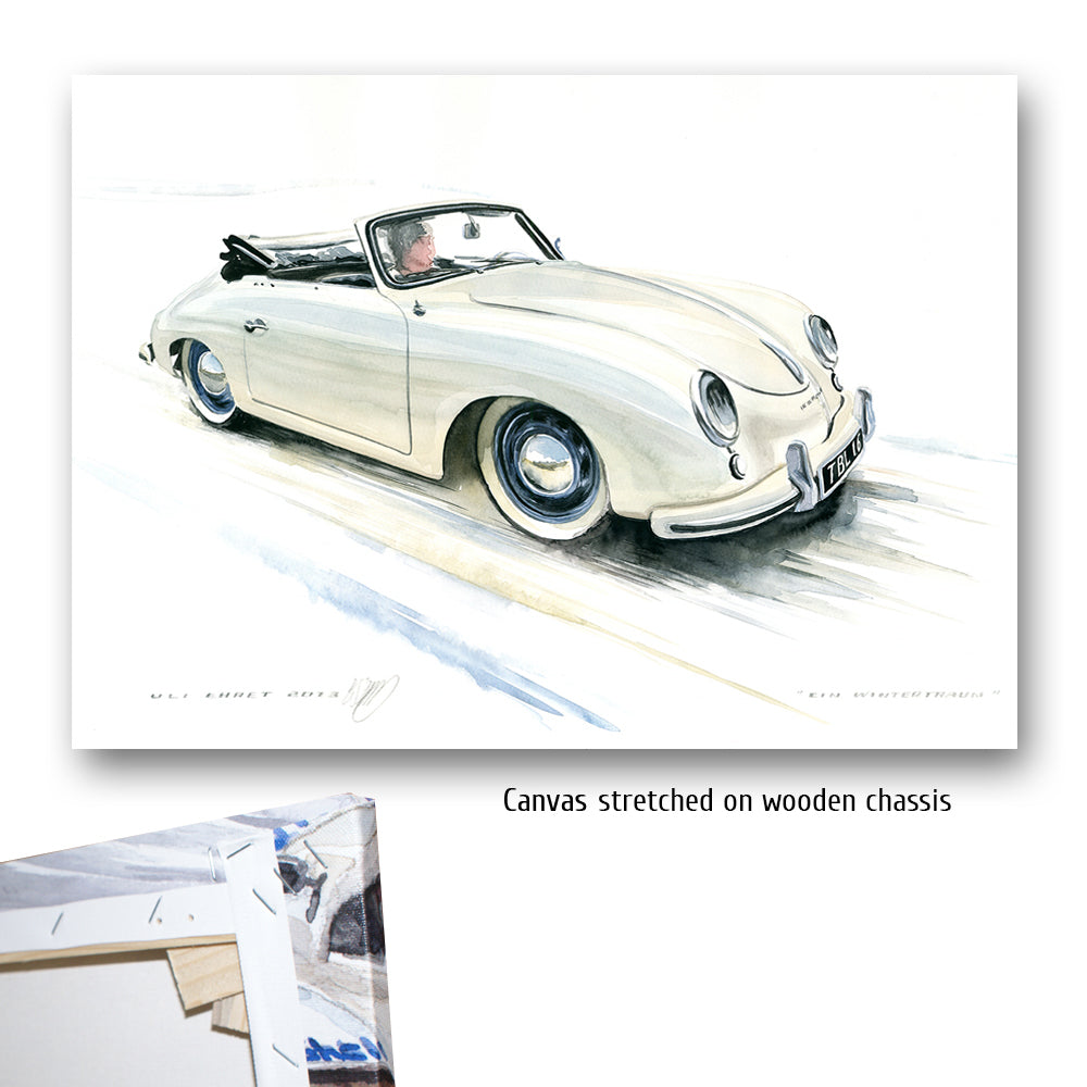 #0421 "Un rêve d'hiver", Porsche 356 A Cabriolet