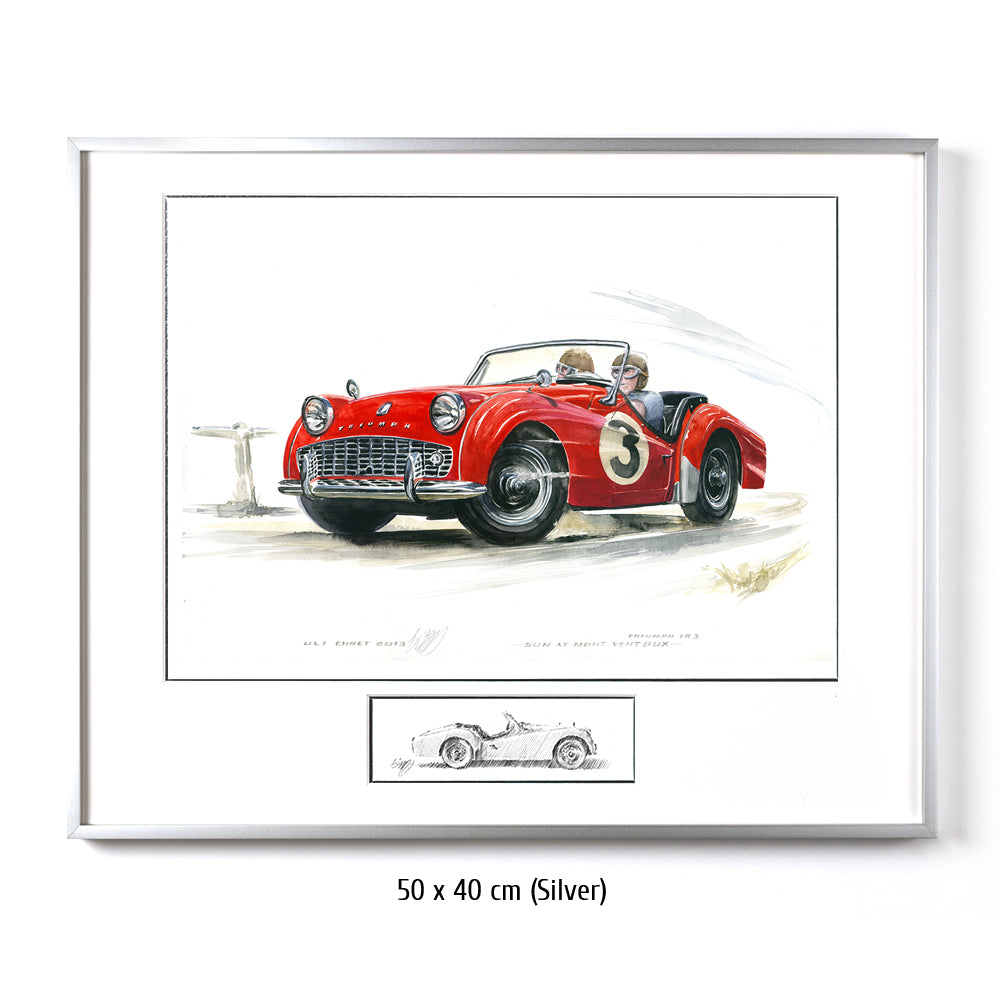 #0423 'Soleil au Mont Ventoux', Triumph TR3