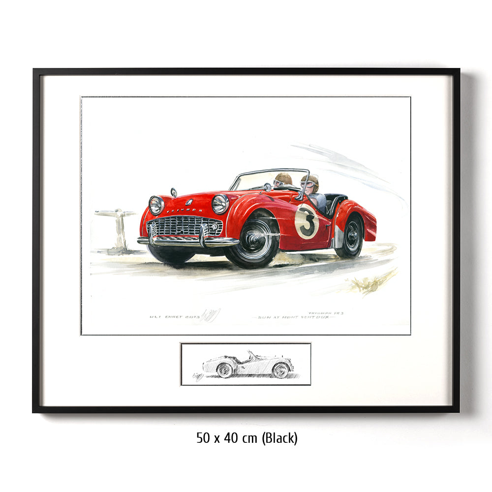 #0423 'Soleil au Mont Ventoux', Triumph TR3