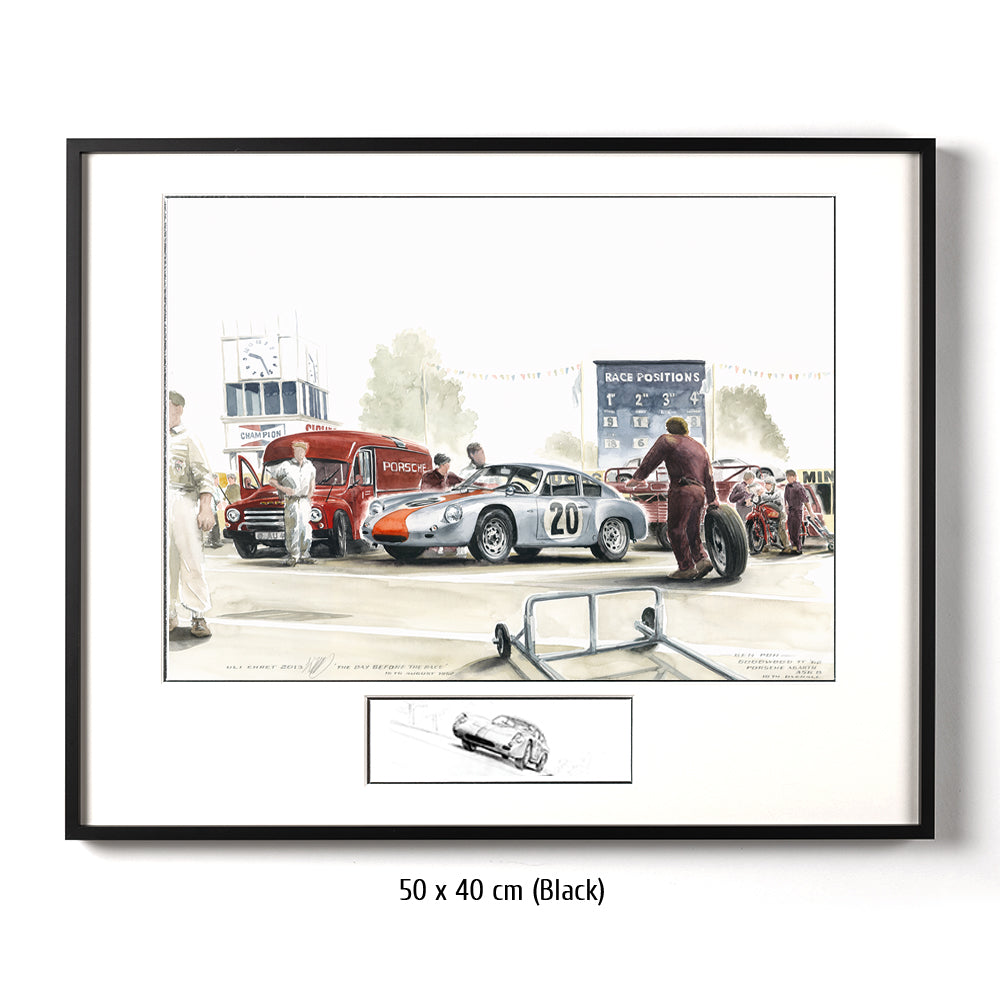 #0426 'La veille de la course', Porsche 356 Abarth GTL