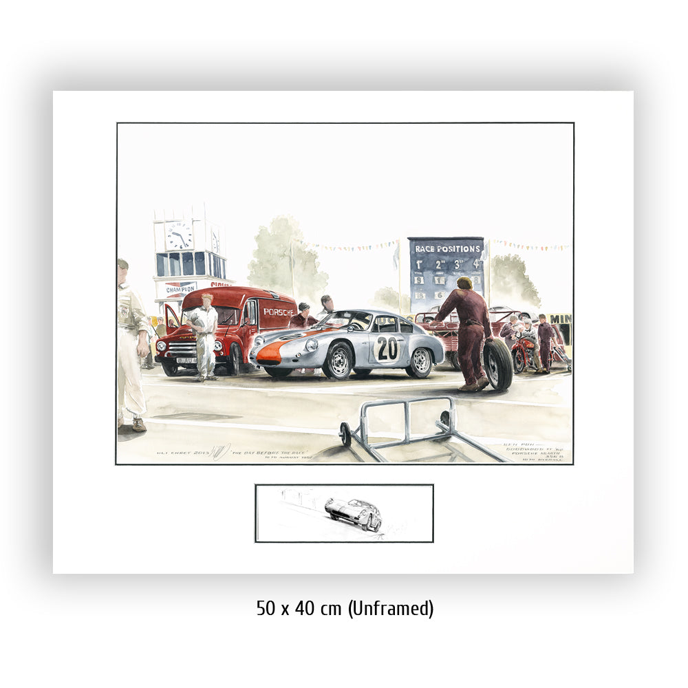 #0426 'La veille de la course', Porsche 356 Abarth GTL