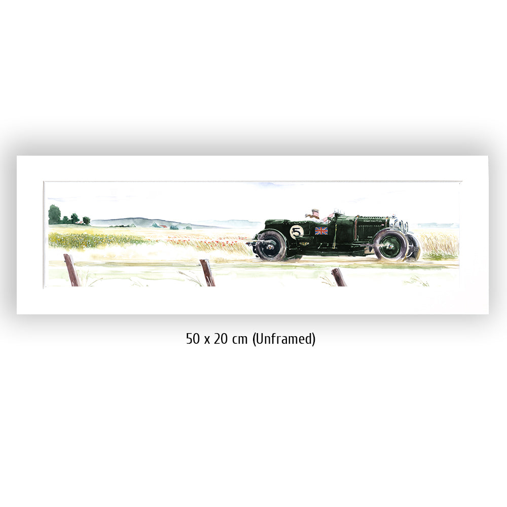 #0439 Bentley dans un paysage d'été