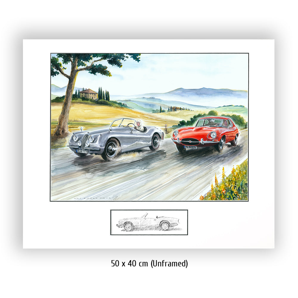 #0479 Jaguar Type E & Jaguar XK120