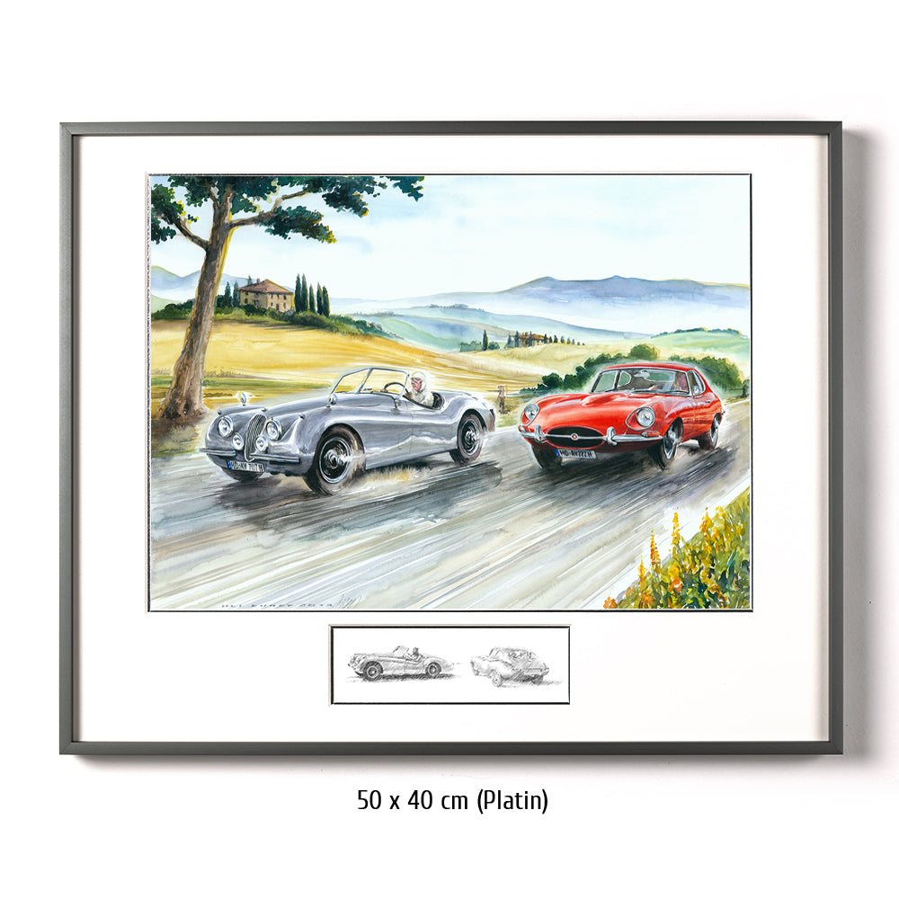 #0479 Jaguar Type E & Jaguar XK120
