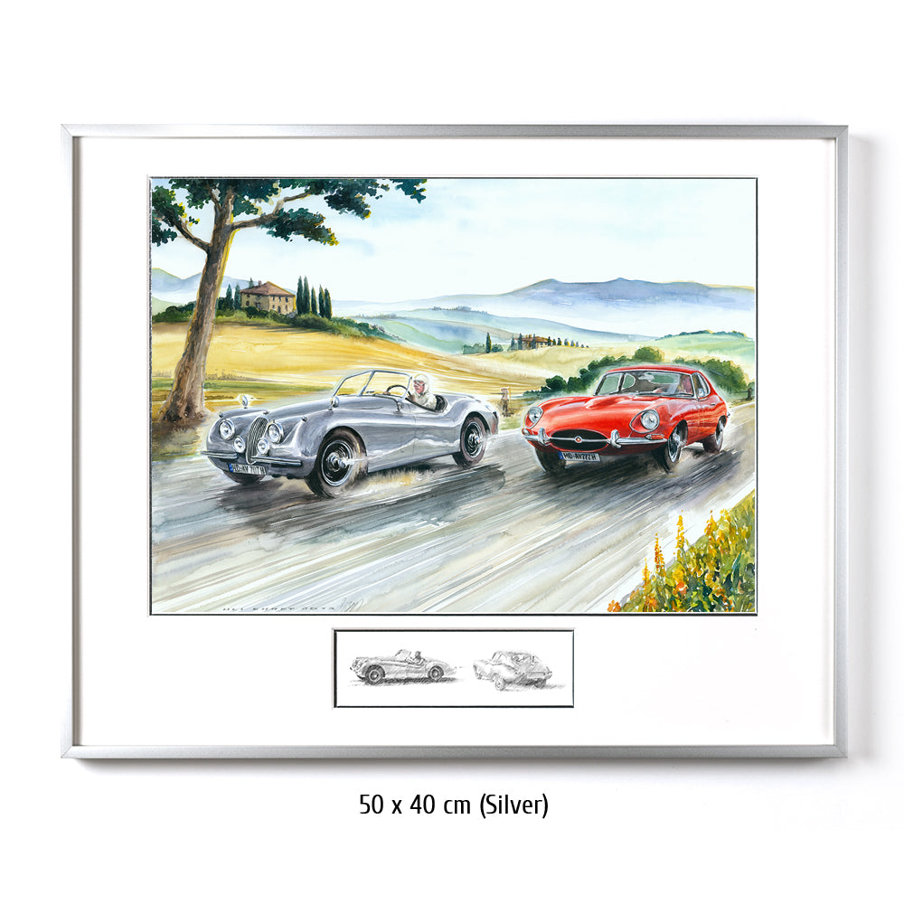 #0479 Jaguar Type E & Jaguar XK120