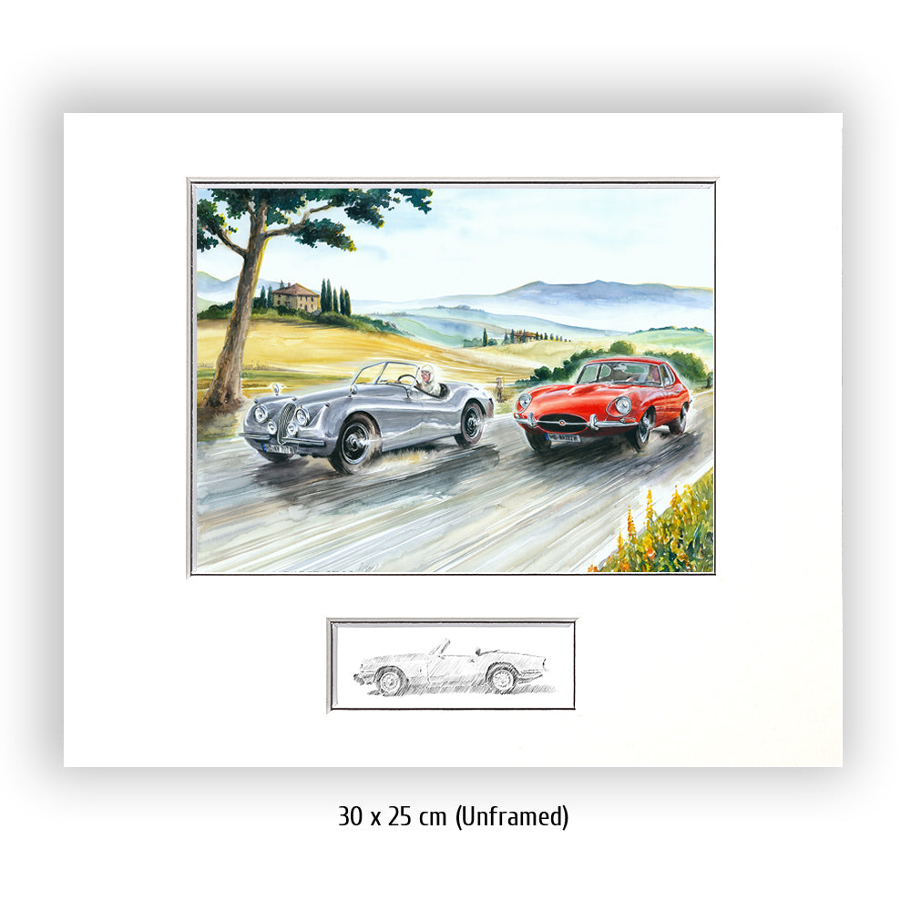 #0479 Jaguar Type E & Jaguar XK120