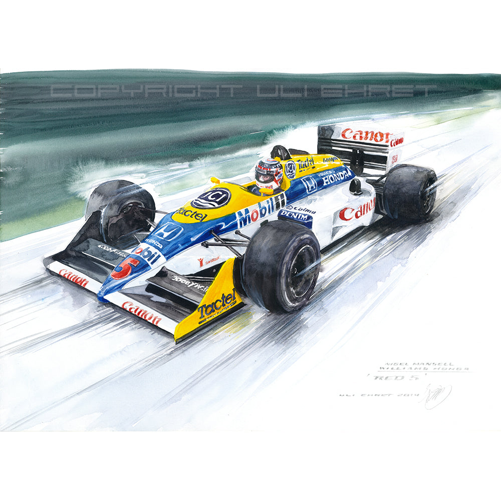 #0492 'Rouge 5', Nigel Mansell
