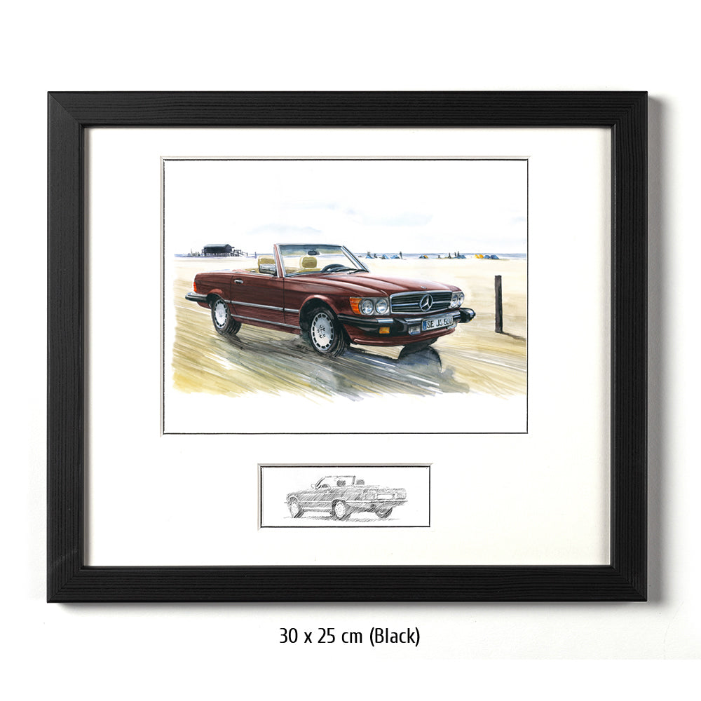 #0504Mercedes 560SL
