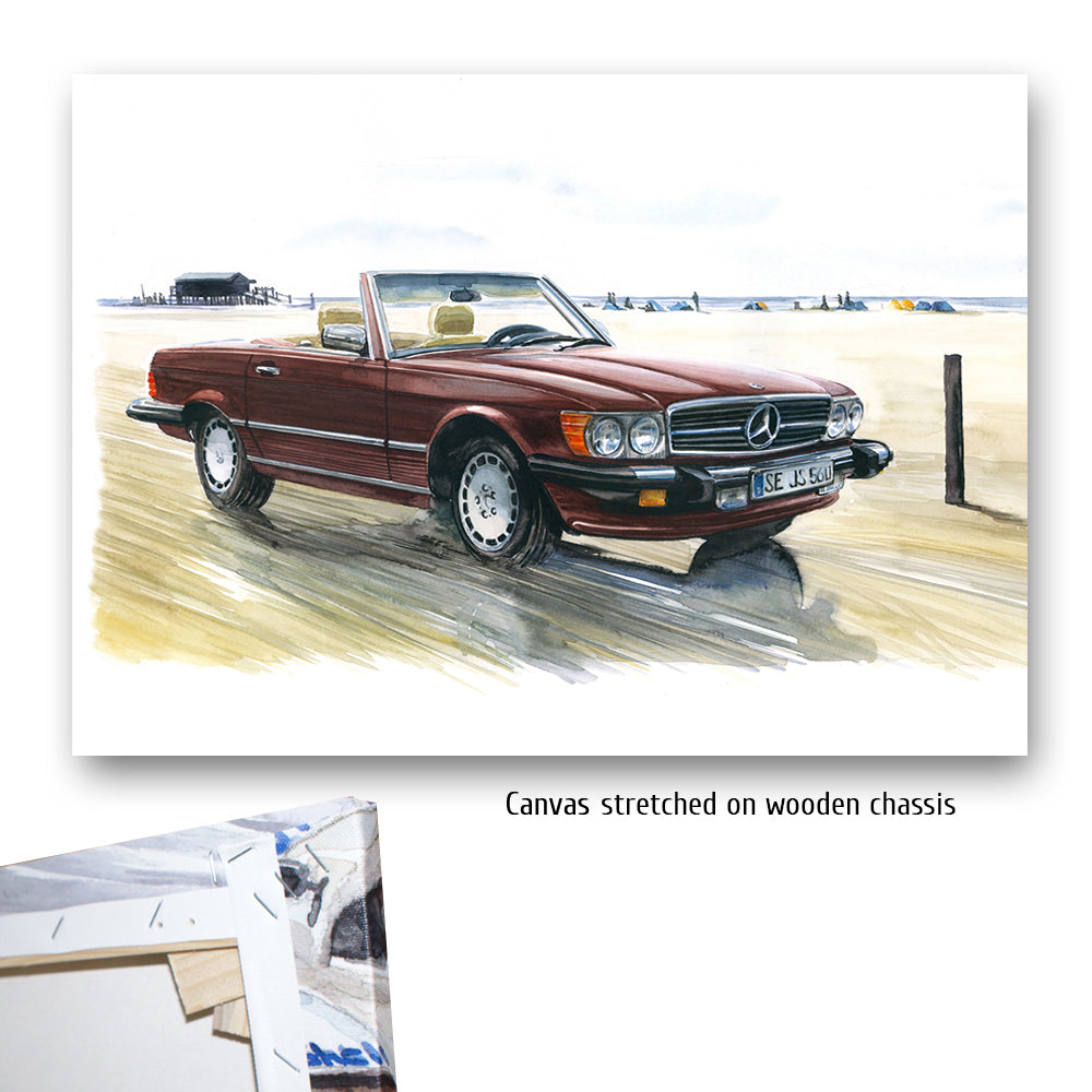 #0504Mercedes 560SL