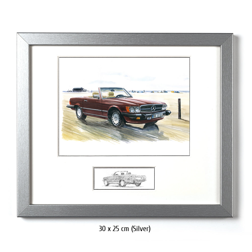 #0504Mercedes 560SL