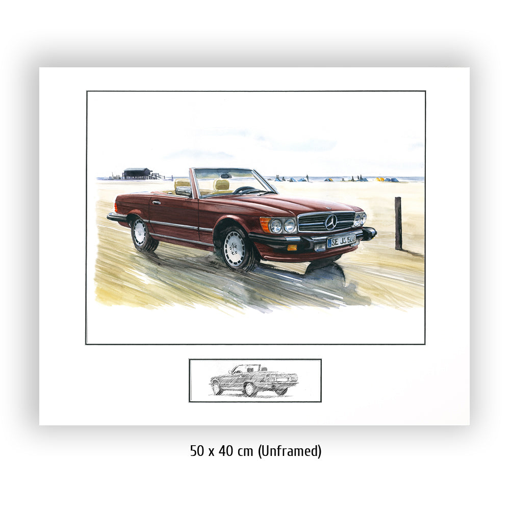 #0504Mercedes 560SL