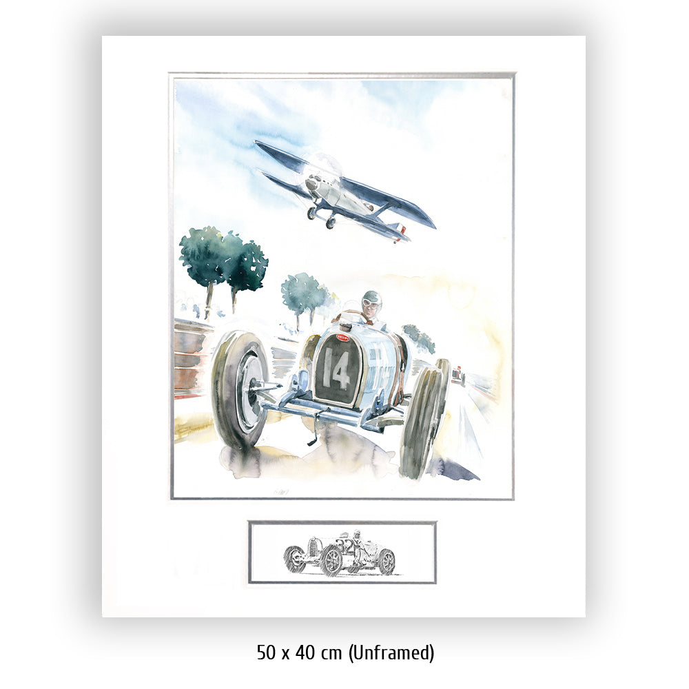 #0516 'L'Age d'Or, Bugatti T59, avion record Breguet
