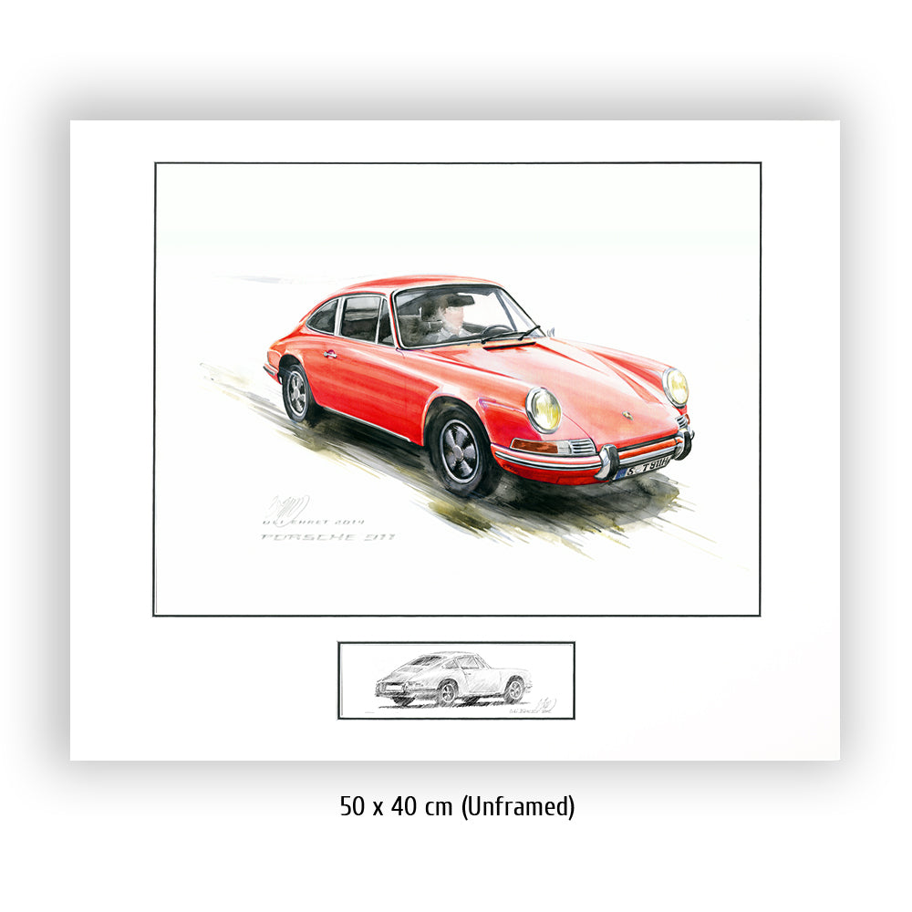 #0527R Porsche 911, rouge