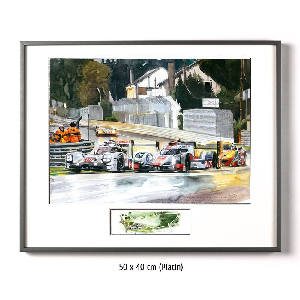 #0570 Audi eTron Quattro contre Porsche 919