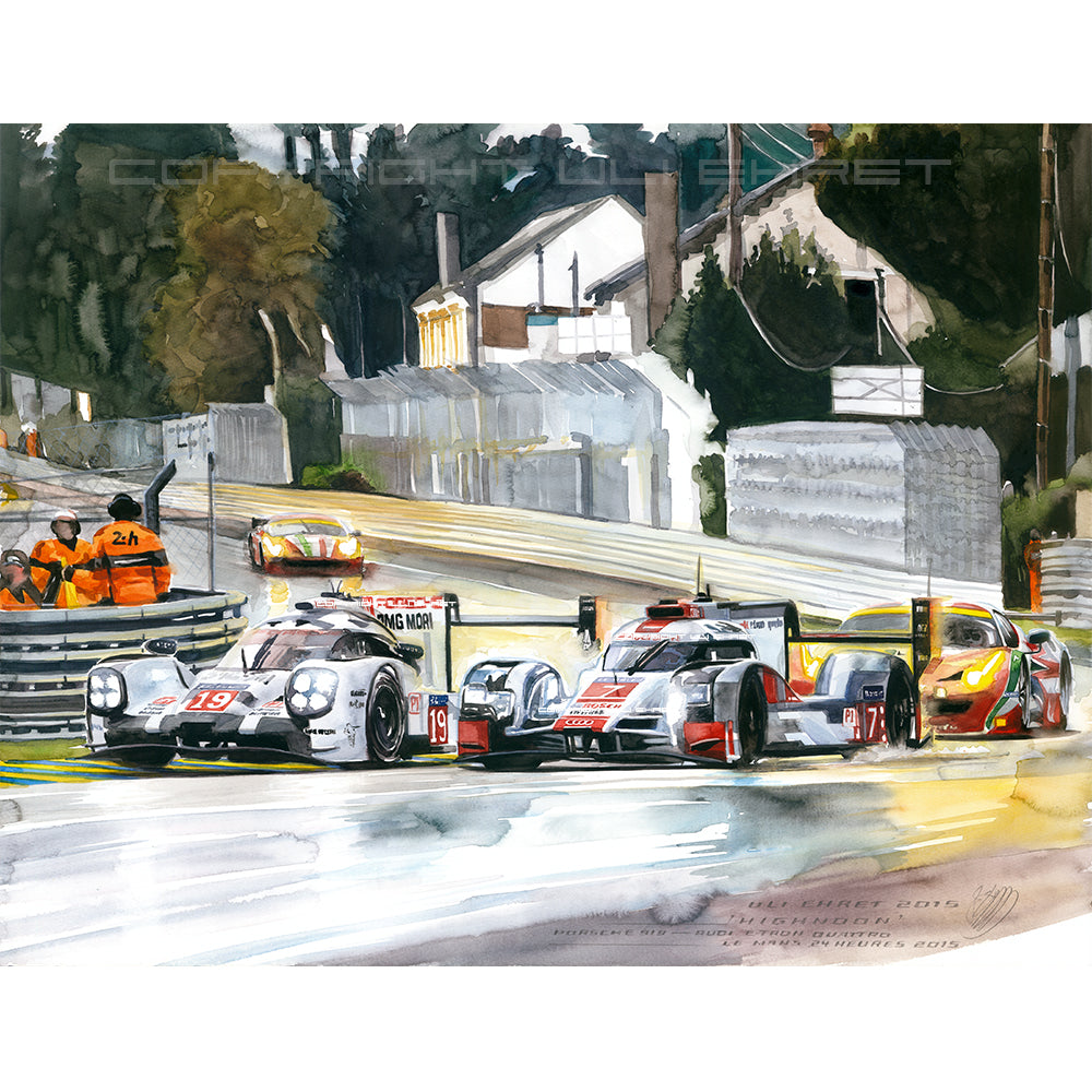 #0570 Audi eTron Quattro contre Porsche 919
