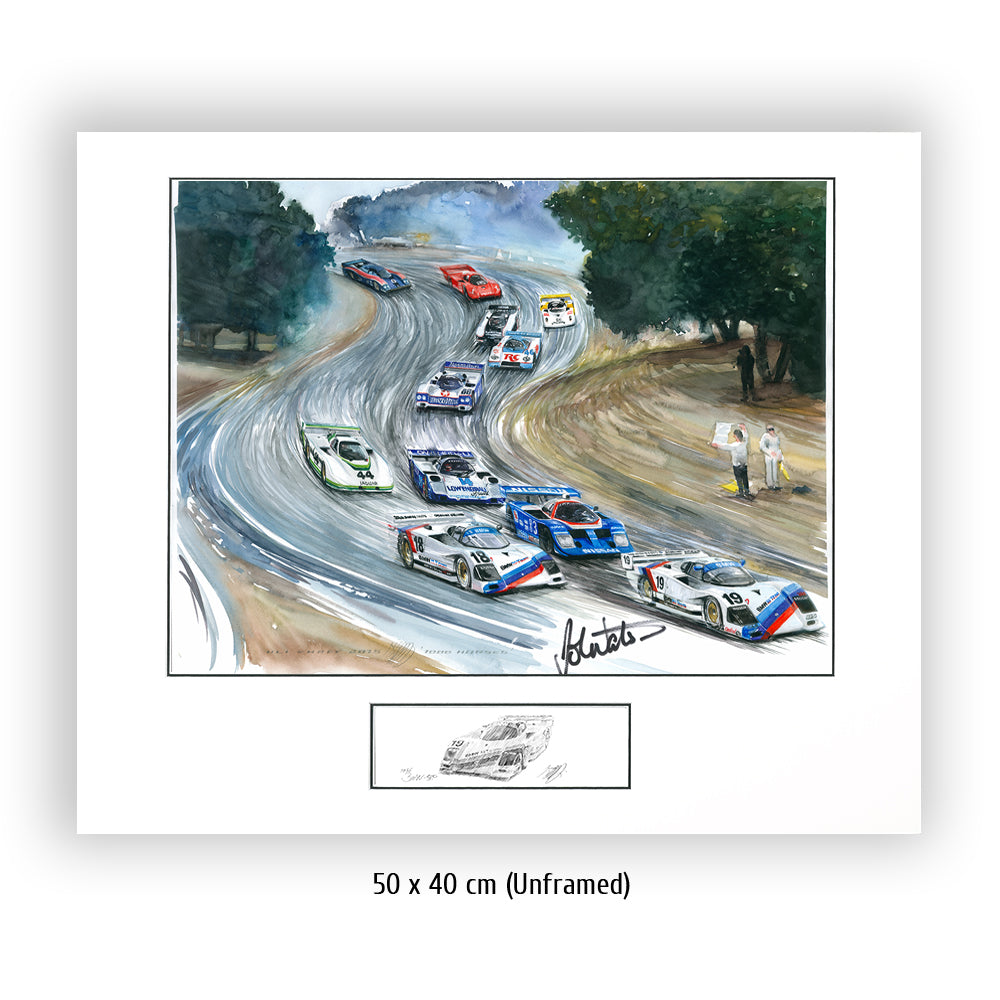 #0582 Voiture de course BMW GTP 1986, Laguna Seca